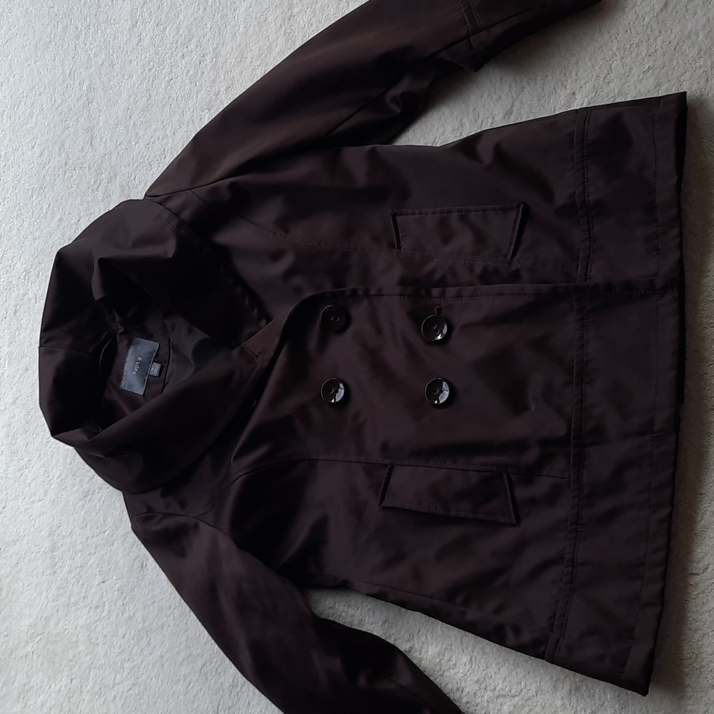 Apt. 9 Woman's Dark Brown Pea Coat